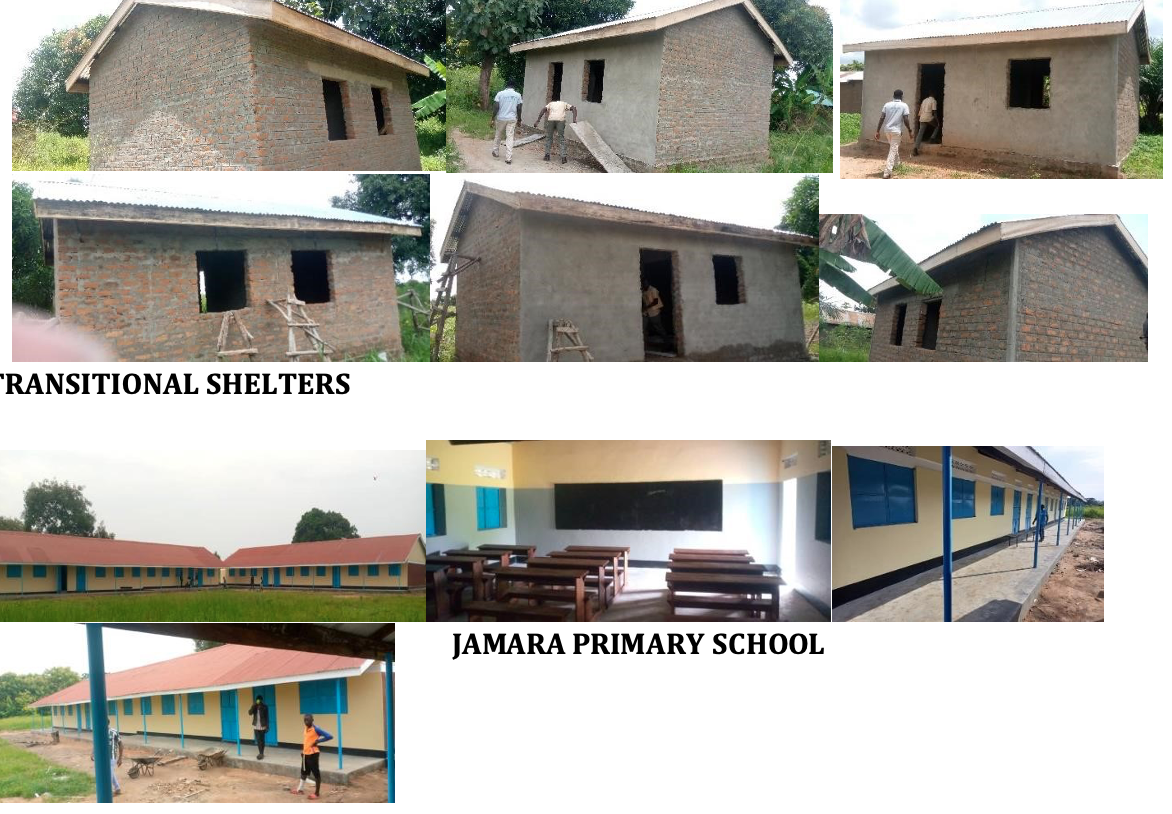 Transitional shelters and school construction